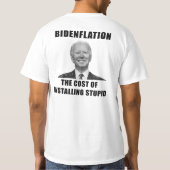 BIDENFLATIE T-SHIRT (Achterkant)