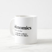 Bidenomics Definitie Koffiemok (Voorkant links)
