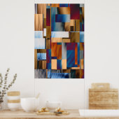 Bidimensionaal universum. poster (Keuken)