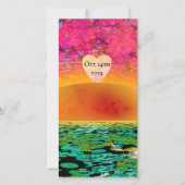 BIDSPRINKHAAN BIJ ZONSONDERGANG SAVE THE DATE (Voorkant)