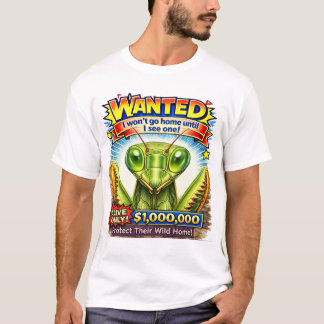 Bidsprinkhaan T-shirt Cadeau voor insectenliefhebb
