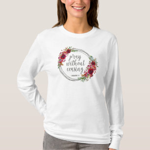 Bidt zonder ophouden t-shirt