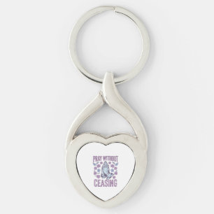 Bidzonder Bloemrijk Gebed Hands T-shirt_1 Sleutelhanger