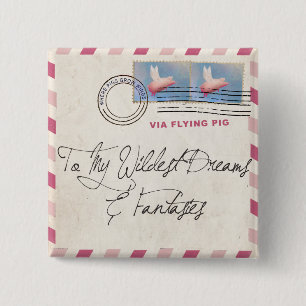 Bied uzelf vierkante button 5,1 cm