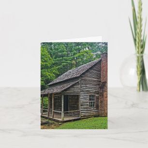 BIEDDAGKAARTEN VOOR FOTOGRAFIE VAN CABIN HISTORIC KAART