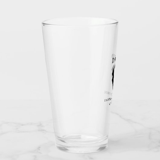 Bieden van de BRIDE Tuxedo Pint Glas (Rechts)