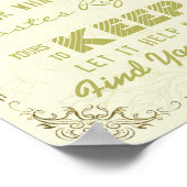 Bieden van een zitvlak voor de nacht vindt uw zitp poster (Hoek)