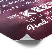 Bieden van een zitvlak voor de nacht vindt uw zitp poster (Hoek)