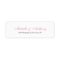 Bieden van Elegant script Creative Pink White