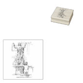 Bieden van kinderen 	rubberstempel (Gestempeld)