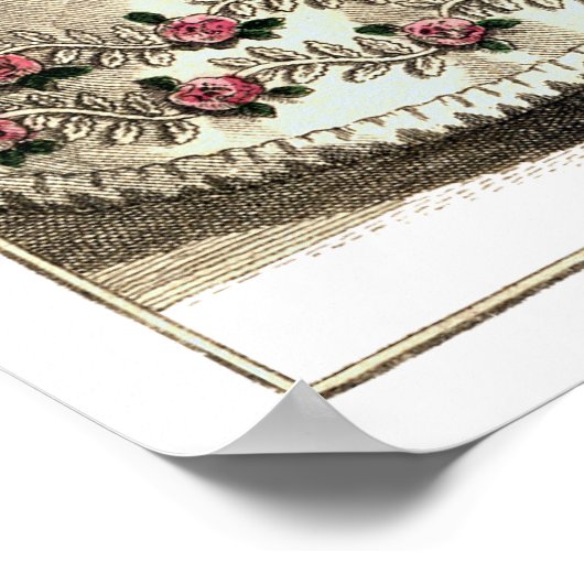 Biedermeier Mode Imprimer 1821 Poster (Coin)