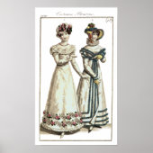 Biedermeier Mode Imprimer 1821 Poster (Devant)