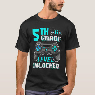 Biedt een vrijgesloten videogame van vijf graden t t-shirt