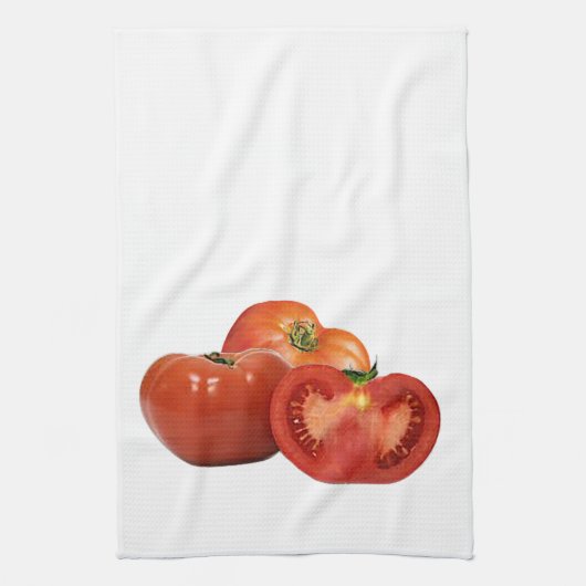 'biefstuk tomaten' keukenhanddoek (Verticaal)