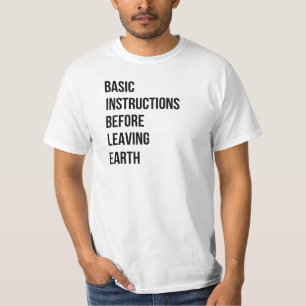 BIEL: Basisinstructies voor het verlaten van de aa T-shirt