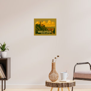 Bielefeld Duitsland Stad Kunst Poster