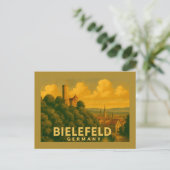 Bielefeld Germany City Art Briefkaart (Staand voorkant)