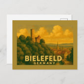 Bielefeld Germany City Art Briefkaart (Voorkant / Achterkant)