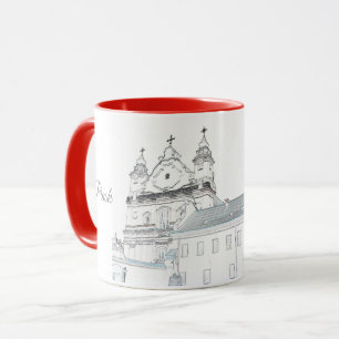 Biélorussie Б л а р у с Pinsk Cityscape Mug Cup
