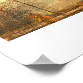 Biélorussie Architecture Paysage Rural Poster (Coin)