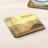 Biélorussie Architecture rurale Dessous de verre n (Côté gauche)