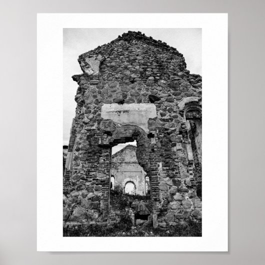 Biélorussie Begoml Biahoml Architecture Poster (Devant)