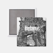 Biélorussie Begoml Biahoml Magnet d'architecture (Recto/Verso)