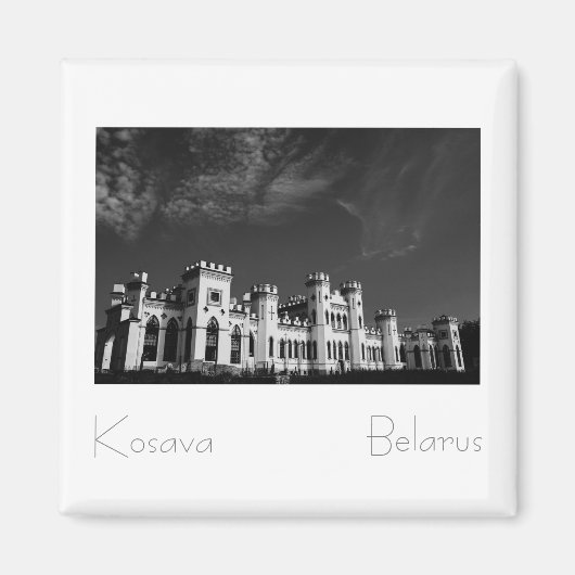 Biélorussie Bélarus Kosava Château Magnet (Devant)