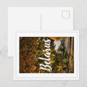 Biélorussie Campagne Paysage Carte postale (Devant / Derrière)