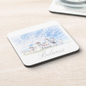 Biélorussie Dessous de verre d'architecture du Pal (Côté gauche)