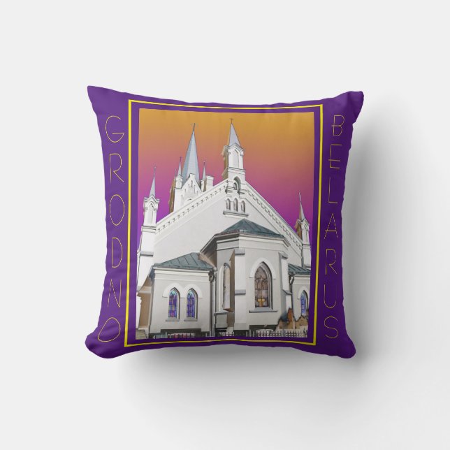 Biélorussie Grodno Architecture Coussin Jeu Oreill (Recto)