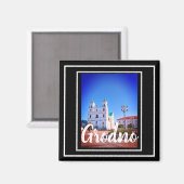 Biélorussie Grodno Architecture Magnet (Recto/Verso)