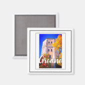 Biélorussie Grodno Architecture Magnet (Recto/Verso)