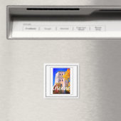 Biélorussie Grodno Architecture Magnet (In Situ (Lave-vaisselle))