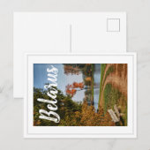 Biélorussie Grodno Paysage Carte postale (Devant / Derrière)