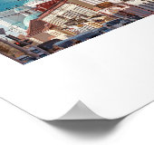 Biélorussie Hrodna Grodno Poster d'architecture (Coin)