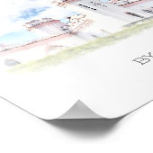 Biélorussie Kosava Château Architecture Poster de  (Coin)