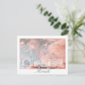 Biélorussie Minsk Architecture Carte postale (Debout devant)