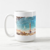 Biélorussie Minsk Architecture Peinture Tasse (Gauche)