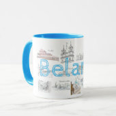 Biélorussie Minsk Brest Architecture Coffee Mug Cu (Devant gauche)