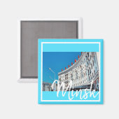 Biélorussie Minsk Ville Architecture Aimant (Recto/Verso)