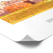 Biélorussie Mir Castle Architecture Nature Poster (Coin)