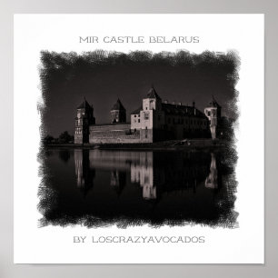 Biélorussie Mir Castle Architecture Nature Poster