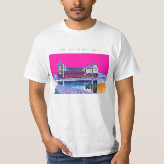 Biélorussie Mir Castle Architecture T-shirt Top (Devant)