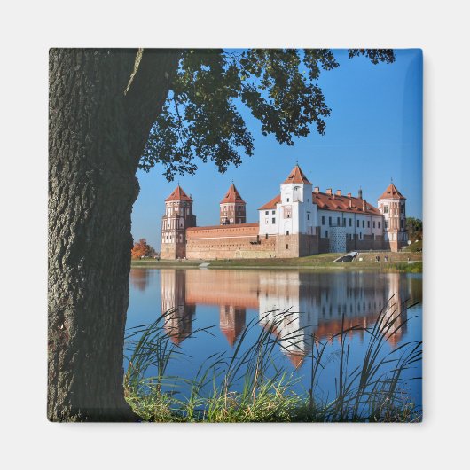Biélorussie Mir Château Architecture Magnet Nature (Devant)