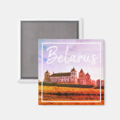 Biélorussie Mir Château Architecture Magnet Nature (Recto/Verso)