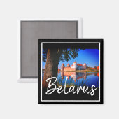 Biélorussie Mir Château Architecture Magnet Nature (Recto/Verso)