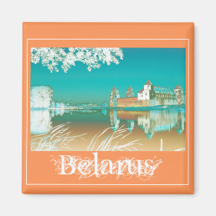 Biélorussie Mir Château Architecture Magnet Nature