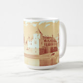 Biélorussie Mir Château Architecture Peinture Mug (Devant droit)