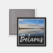Biélorussie Nature Lacs Rivières Magnet (Recto/Verso)